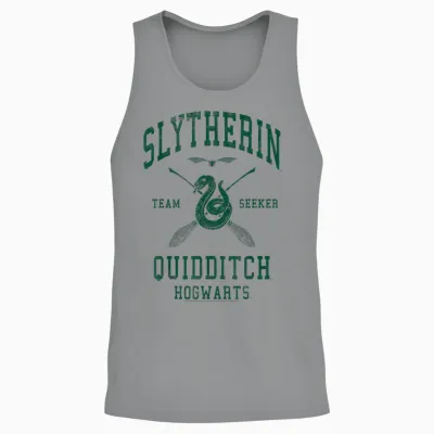 Harry Potter Slytherin Team Seeker Hogwarts Quidditch Unisex Tank Top - Sport Grey