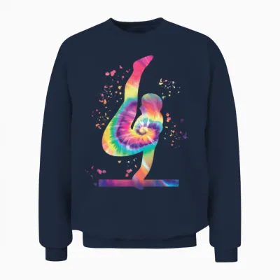 Gymnast Parallel Bar Artistic Gymnastics Unisex Sweatshirt - Navy