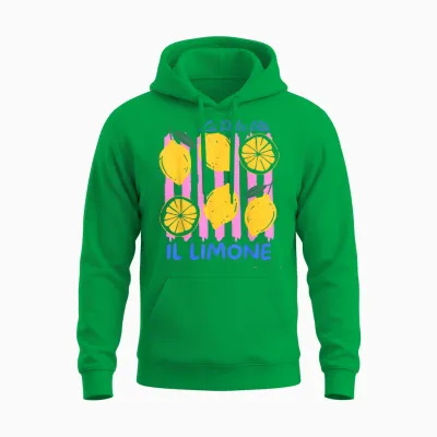 Lemon La Dolce Vita Il Limone Unisex Hoodie - Irish Green