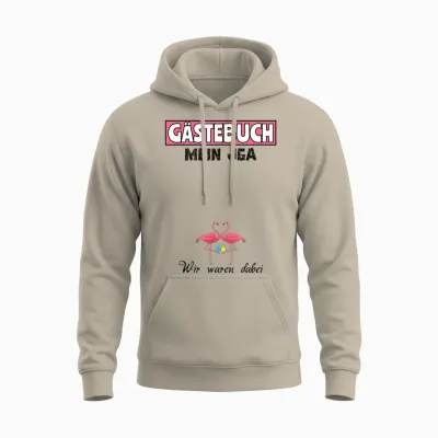 Team Braut Jga Mädels Gästebuch Junggesellinnenabschied Unisex Hoodie - Sand