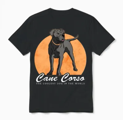 Cane Corso the Coolest Dog Dogs Owner Unisex T-Shirt - Black