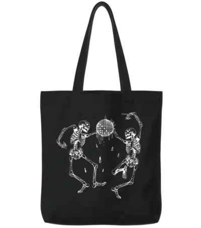 Joji Ballads 1 Merch Slow Dancing Skeletons Tote Bags - Black