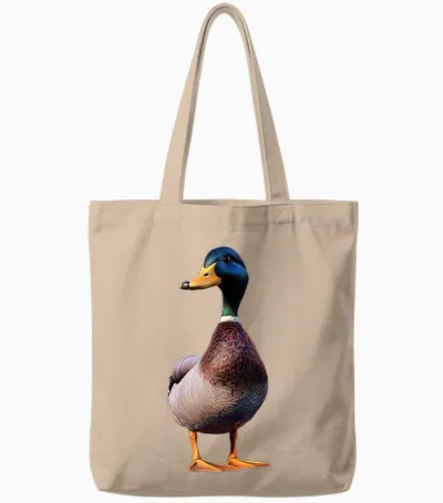 Ente Stockente Entenküken Duck Entlein Erpel Kleine Enten Tote Bags - Natural
