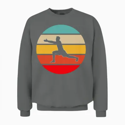 Yoga Retro Unisex Sweatshirt - Graphite Heather
