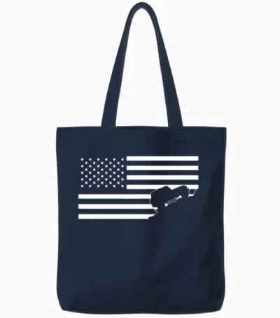 Jeep America Tote Bags - Navy