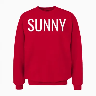 Sunny Unisex Sweatshirt - Red