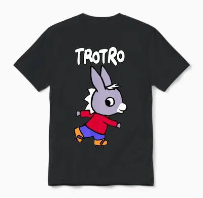 Trotro : Aventure D'apprentissage Mignon Petit âne Manche Longue Unisex T-Shirt - Black