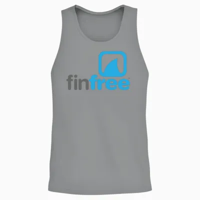 Finfree™ Logo Official Hires.png Unisex Tank Top - Sport Grey