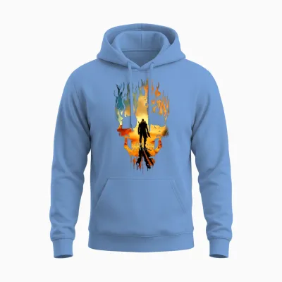 Road Warrior Unisex Hoodie - Carolina Blue
