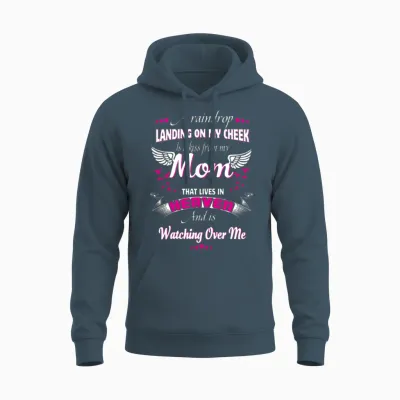 Memorial of Parents in Heaven for Daughter Son Unisex Hoodie - Dark Heather