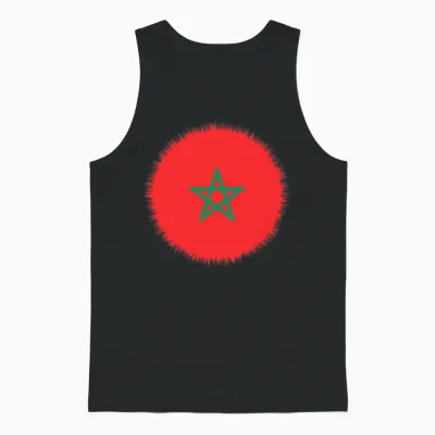 Maroc Unisex Tank Top - Black