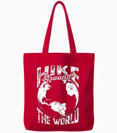 Hike! - Hiking Tote Bags - Red