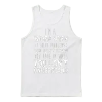 I M a Work Wife I Solve Problems You Don T Know Unisex Tank Top - White – 1
