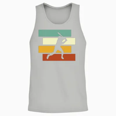 Baseball Retro Unisex Tank Top - Ash