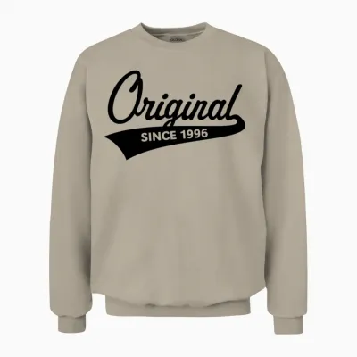 Original Since 1996 (year of Birth, Birthday / B) Unisex Sweatshirt - Sand