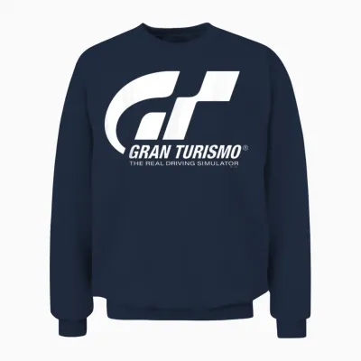 Playstation Gran Turismo the Real Driving Simulator Grey Unisex Sweatshirt - Navy