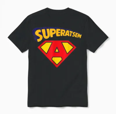 Thank You Atsem Teacher End of Year Kindergarten Hero T-Shirt, Black, S Unisex T-Shirt - Black