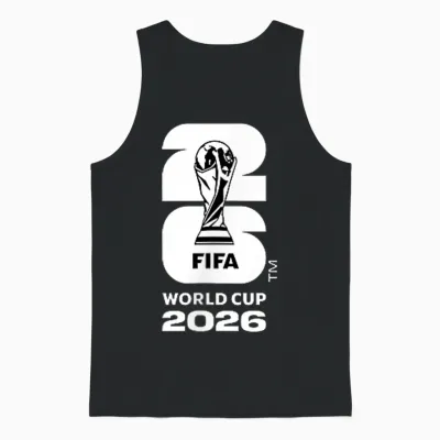 Fifa World Cup26 Usa Country Ball Unisex Tank Top - Black