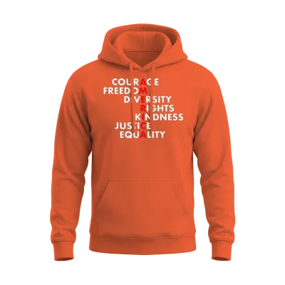 Anti Trump Shirt Resist T Shirt Political T Shirts Unisex Hoodie - Orange