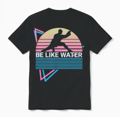 Kung Fu Retro Unisex T-Shirt - Black