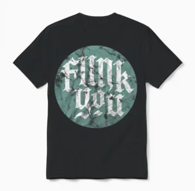 Funk You Retro Unisex T-Shirt - Black