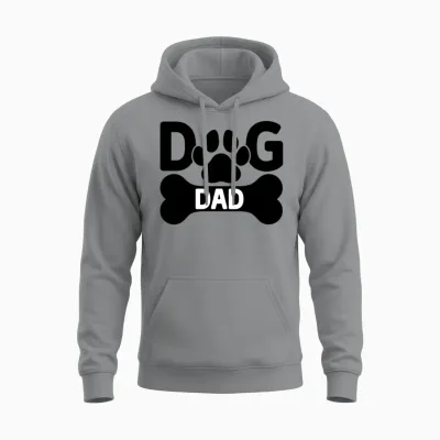 Dog Dad Unisex Hoodie - Sport Grey