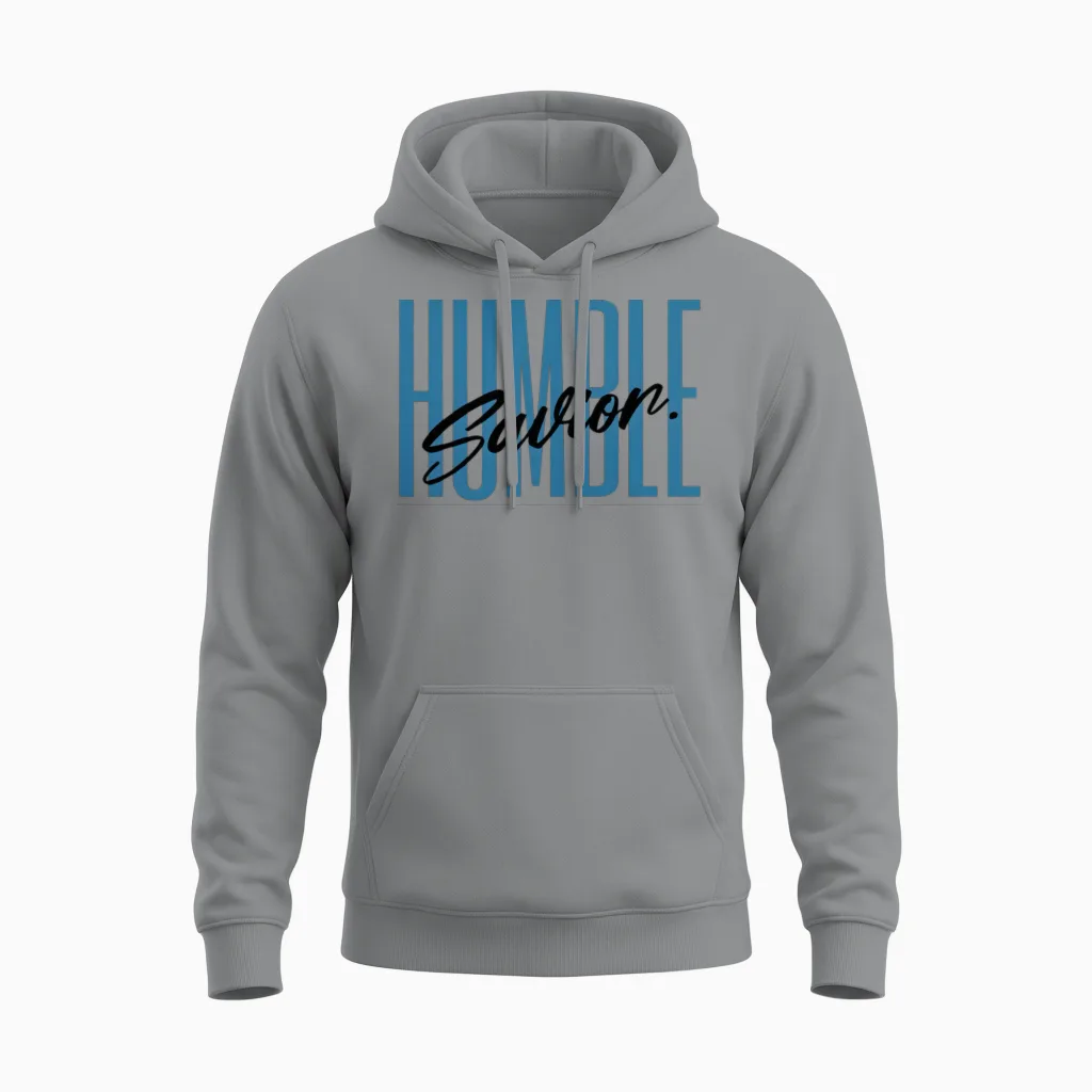 Humble Savior Unisex Hoodie in Sport Grey