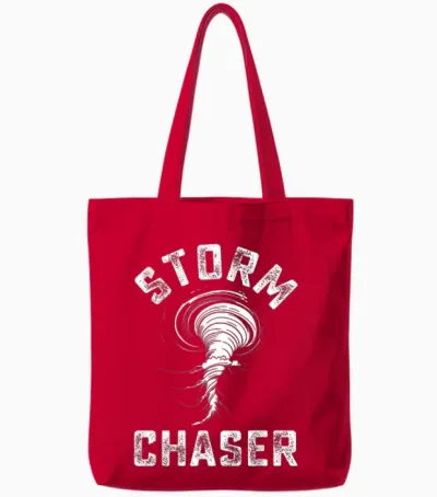 Costume De Chasseur De Tempête Tornado Twister Chasers Enfants Garçons Hommes Tote Bags - Red