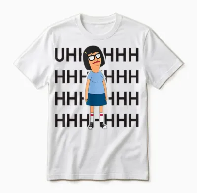 Bob's Burgers Tina Uhhhhhhhh Unisex T-Shirt - White