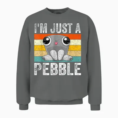 I'm Just a Pebble Unisex Sweatshirt - Graphite Heather