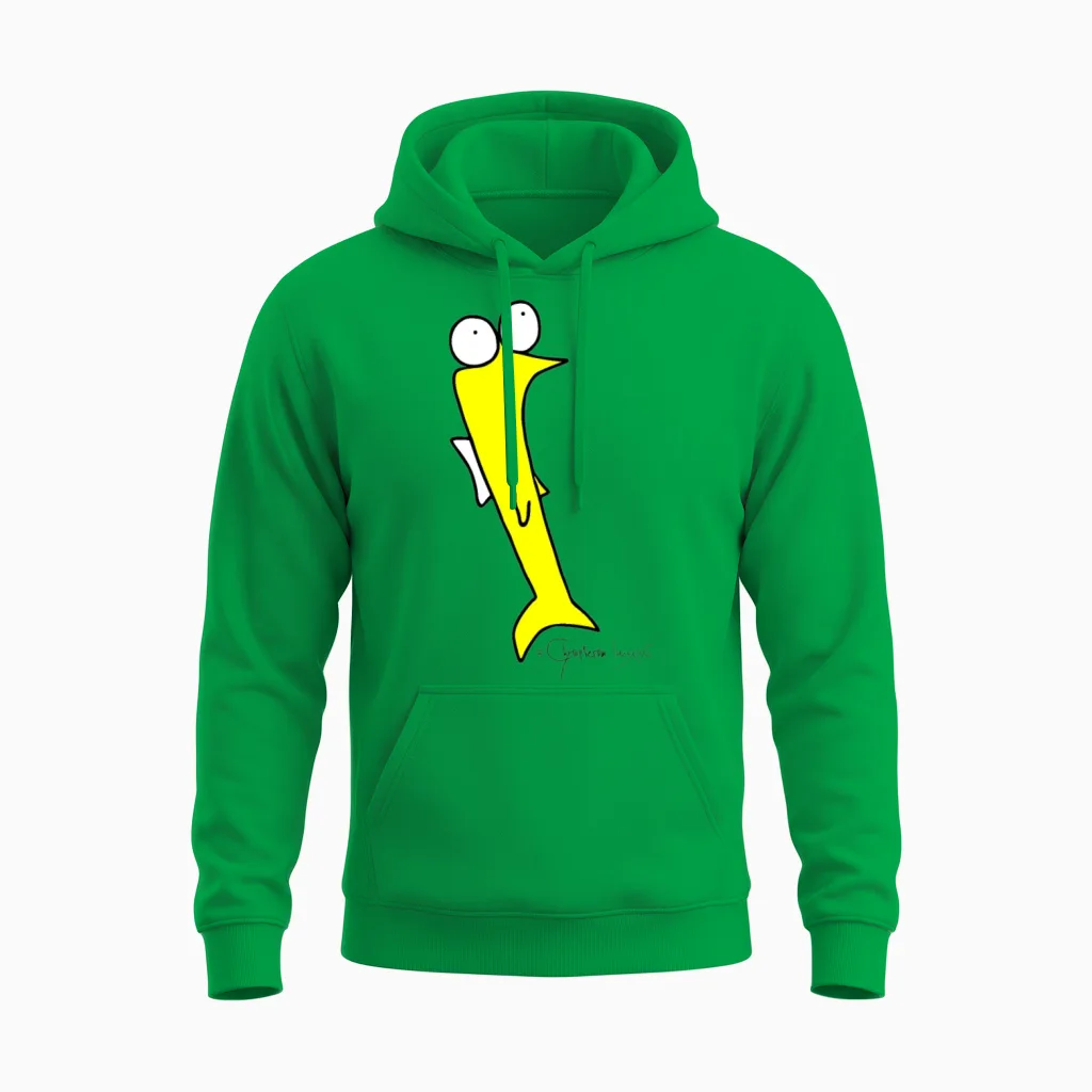 Roach Β© Chyropterum Innoxius Unisex Hoodie in Irish Green
