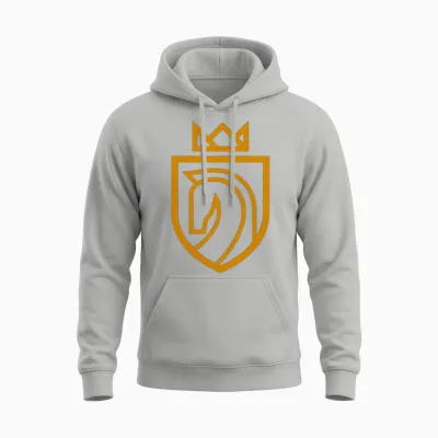 Royal Horse Unisex Hoodie - Ash