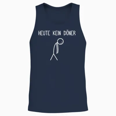 Heute Kein Döner Dönerspieß Dönerliebhaber Döner Unisex Tank Top - Navy