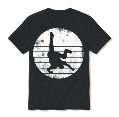 Break Dancer Sketch Unisex T-Shirt - Black