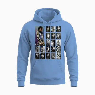 Michael Jackson 077 Unisex Hoodie - Carolina Blue