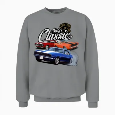 Sixties Classic Unisex Sweatshirt - Sport Grey