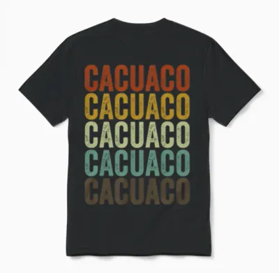 Cacuaco Angola Retro Vintage Unisex T-Shirt - Black