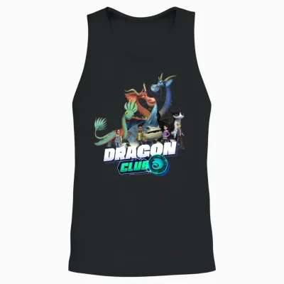 Dragons: the Nine Realms Dragon Club Members Unisex Tank Top - Black