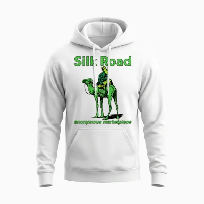 Silk Road Bitcoin Crypto Currency Blockchain Tees Herren Unisex-Erwachsene T-Shirt Weiß S Crypto-T-Shirt Unisex Hoodie - White
