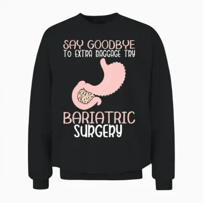Funny Gastric Unisex Sweatshirt - Black