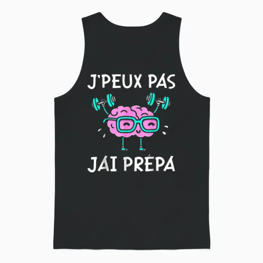 I Can't Have Prepa Student Student T-Shirt, Black, S Unisex Tank Top - Black