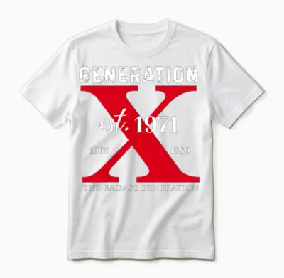 Génération X 1971 : Avant Que Vous Ne Soyez Tous Nés, Sissie, Skull Unisex T-Shirt - White