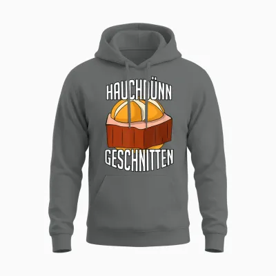 Leberkäse Brötchen Hauchdünn Geschnitten Unisex Hoodie - Graphite Heather