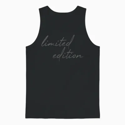 Limited Edition Unisex Tank Top - Black