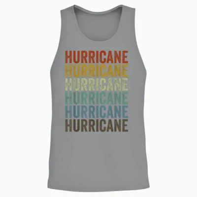 Hurricane City Retro Unisex Tank Top - Sport Grey