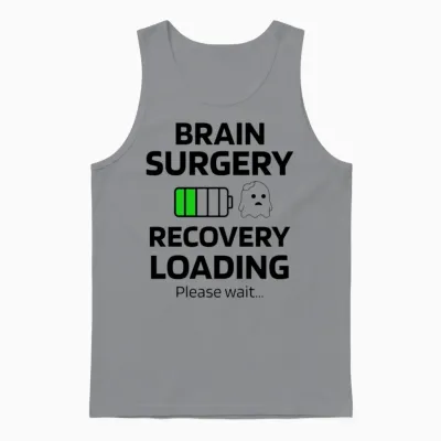 Brain Surgery Recovery | Brain Surgery Survivor Unisex Tank Top - Sport Grey