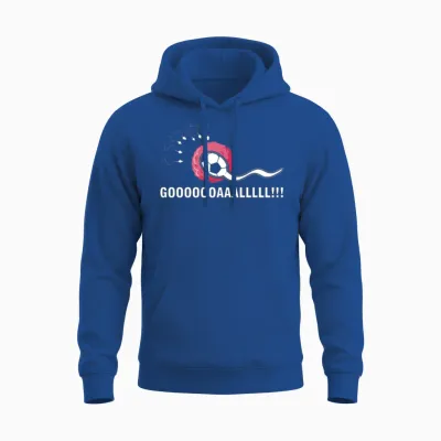 Funny Goal Pregnancy Humor Pregnancy Announcement Unisex Hoodie - Royal