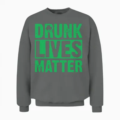 Drunk Lives Matter Unisex Sweatshirt - Graphite Heather