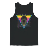 Isopods Retro Vaporwave Unisex Tank Top - Black – 1