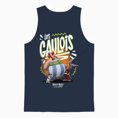 Asterix & Obelix the Heroic Gauls Unisex Tank Top - Navy